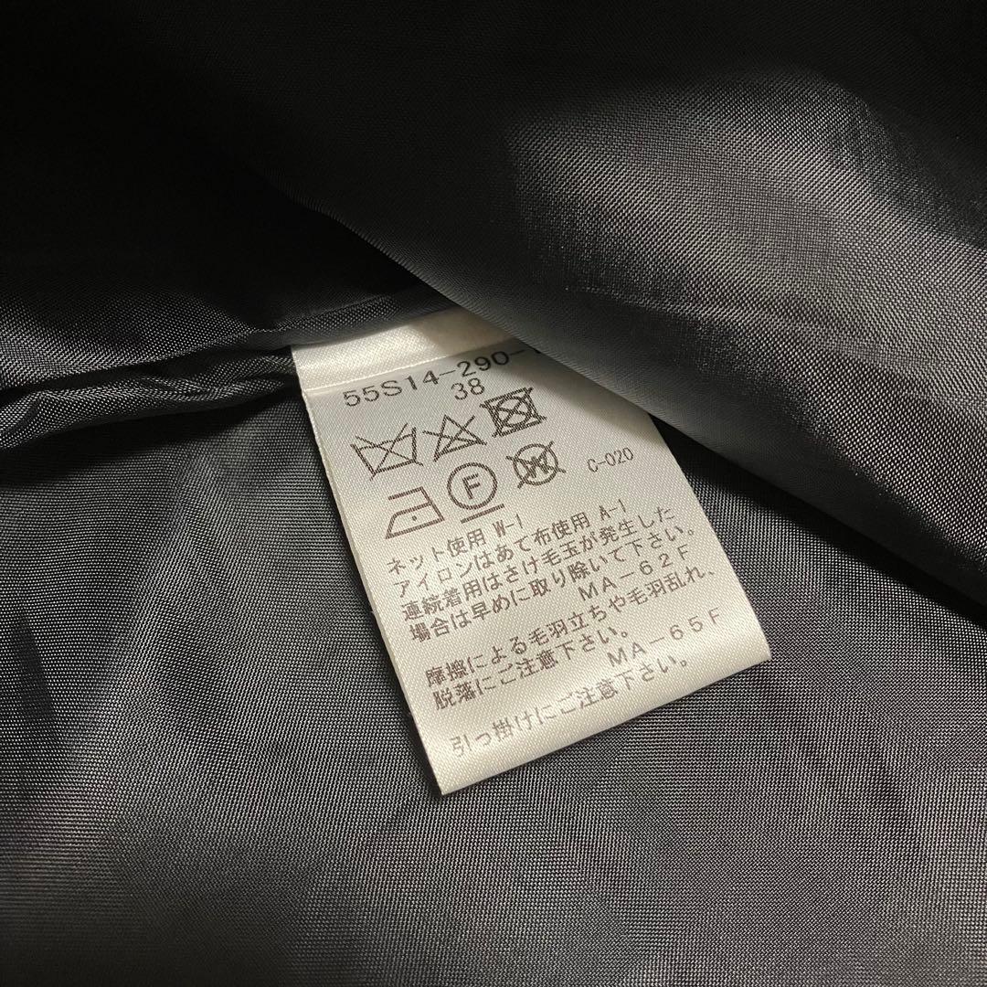 【美品】クレストブリッジチェックロービングツイード台形スカート