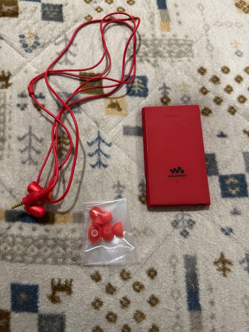 Sony ウォークマン 赤 イヤフォン付き NW-A105HN 16GB