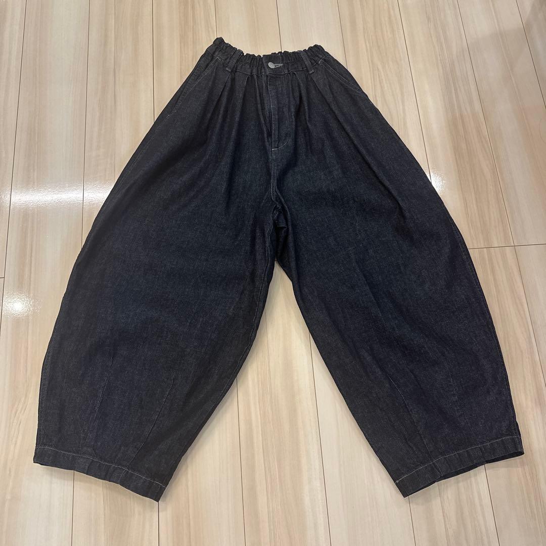 HARVESTY デニムサーカスパンツ