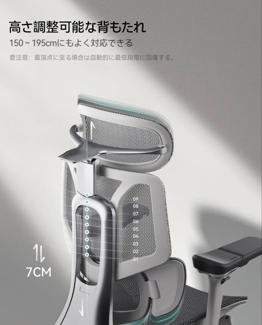 ヒーコ　美品　24年7月購入　Hbada E3 Proオフィスチェア