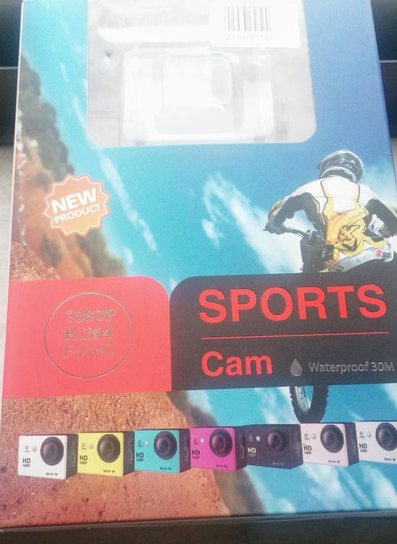 新品 高性能 MADMAX H264 フルHD スポーツビデオカメラ ブラック