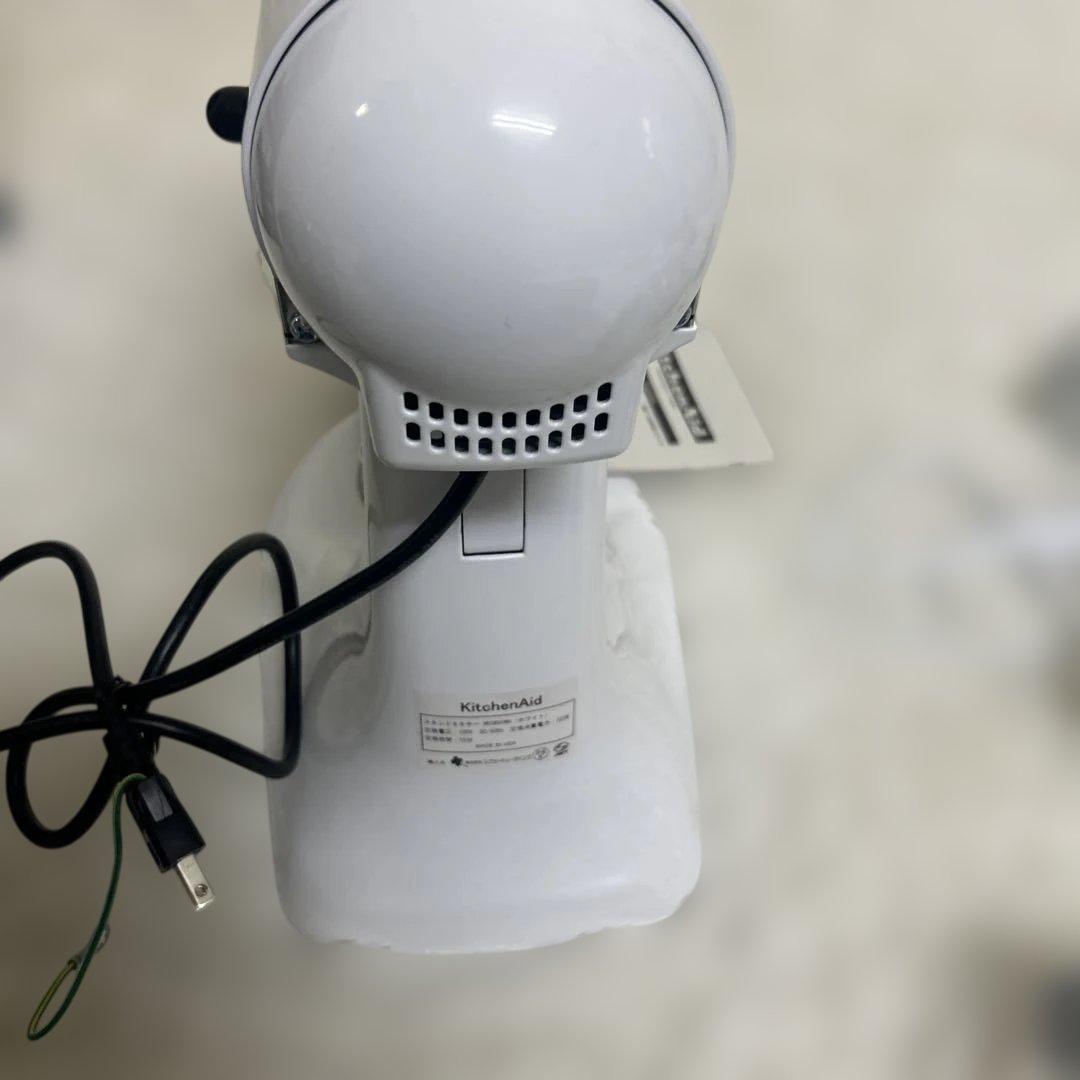 【極美品】KitchenAid ティルトヘッドスタンドミキサー9KSM95WH