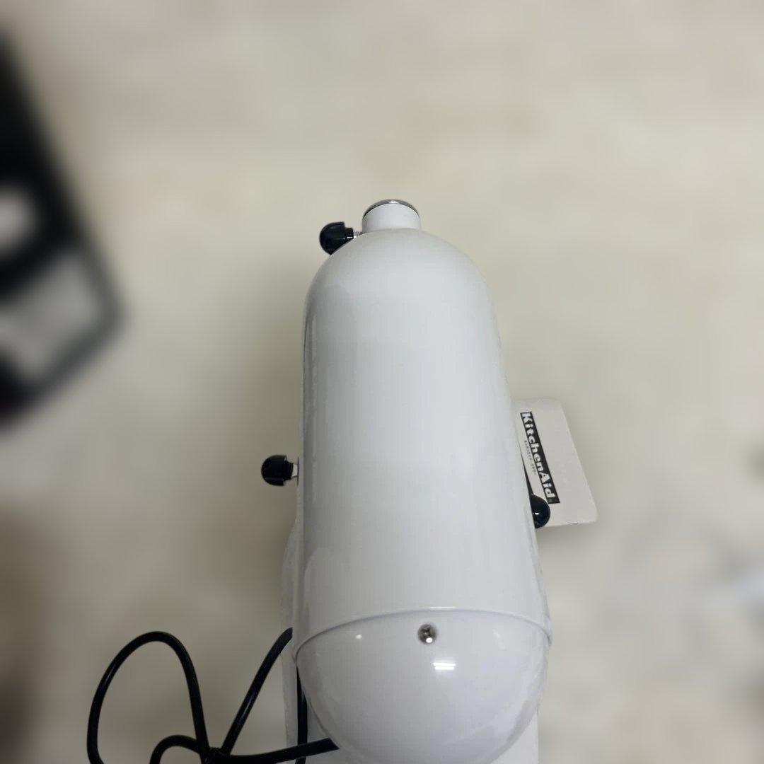 【極美品】KitchenAid ティルトヘッドスタンドミキサー9KSM95WH