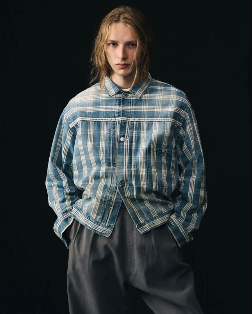 パンツ A.PRESSE 26SS WW2 Vintage Silk Trousers2