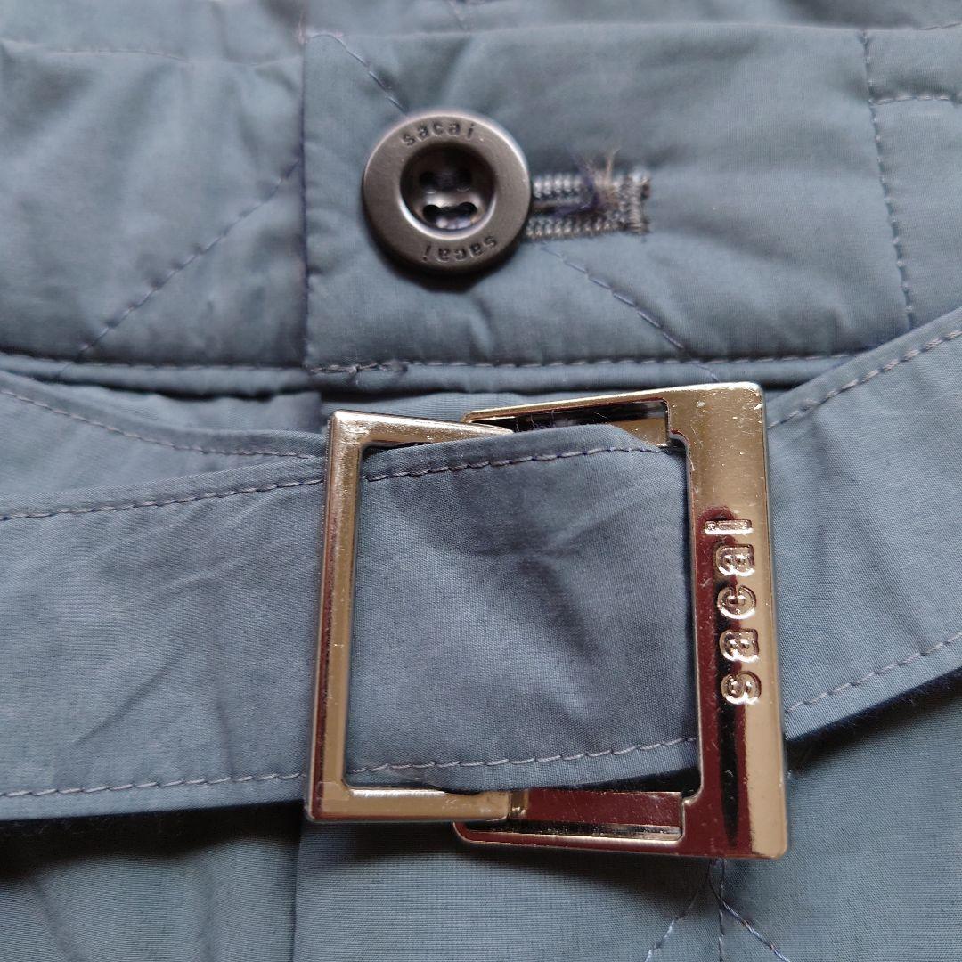 sacai サカイ キルテッドパンツ グレー　サイズ1