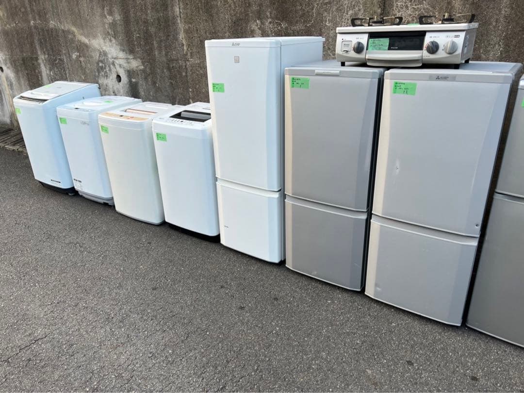 【高年式】お任せ3点セット 一人暮らし用 冷蔵庫、洗濯機、炊飯器or電子レンジ