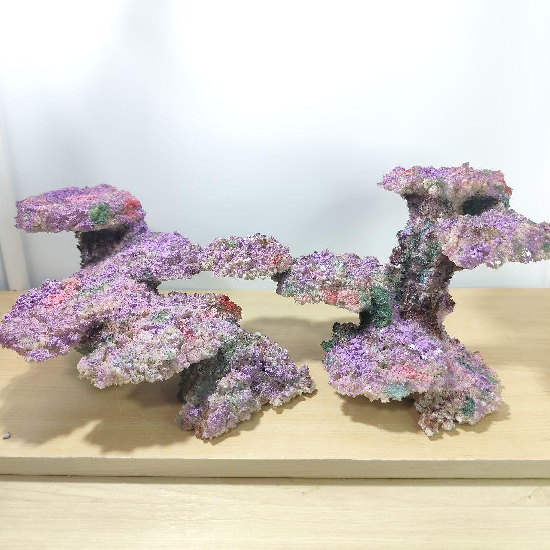 新品アク抜き不要 分離型人工ライブロック 60cm海水水槽用 レプリカ 多孔質3