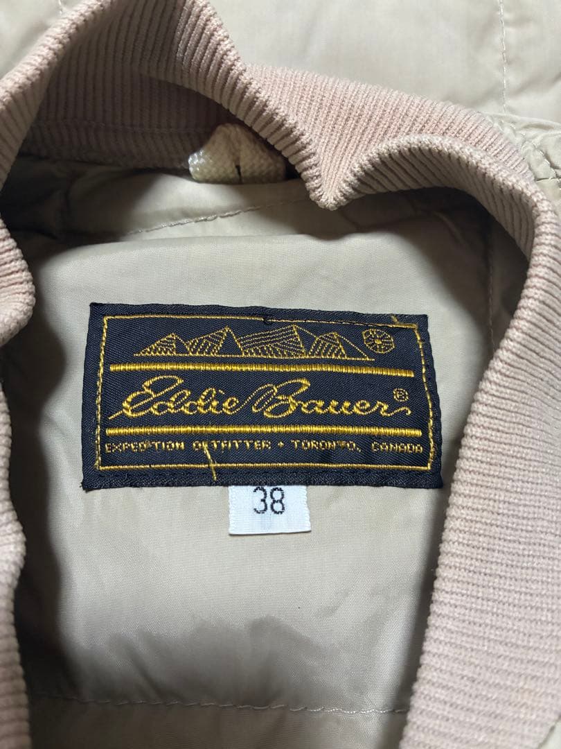 Eddie Bauer スカイライナーダウンベスト 38 黒タグ エディバウアー