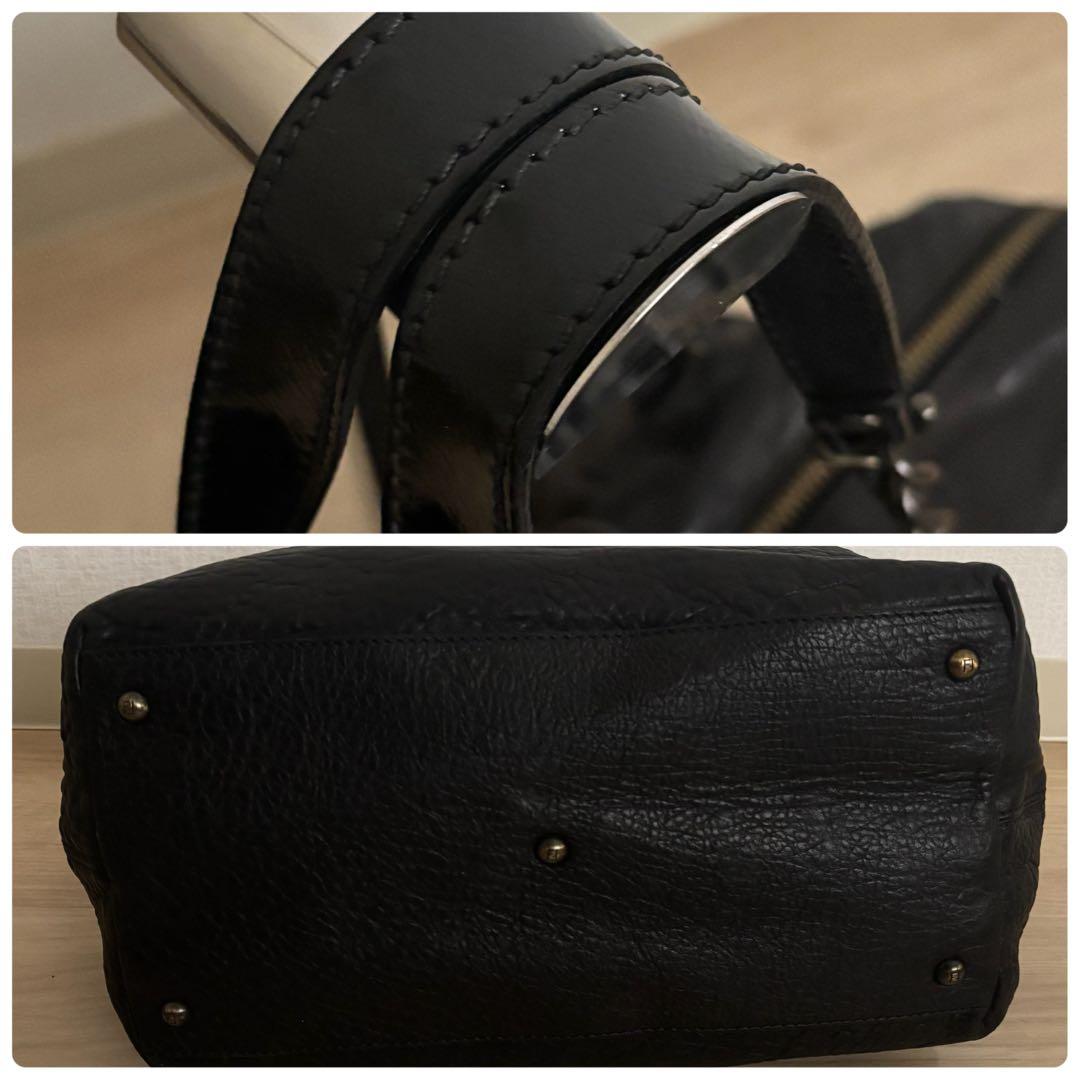 美品✨フェンディ y2k バックルバッグ チェーン トートバッグ 本革レザー