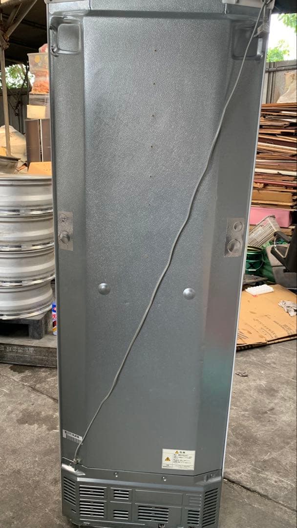 三ノンフロン冷凍冷蔵庫 MR-C37TL-W 370L 3ドア 2012年製