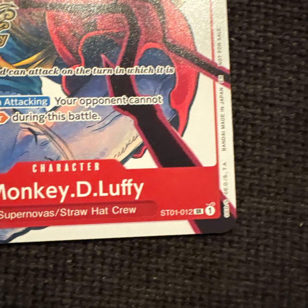 英語版ワンピースカード　ルフィ　3周年記念　プロモ　海外限定