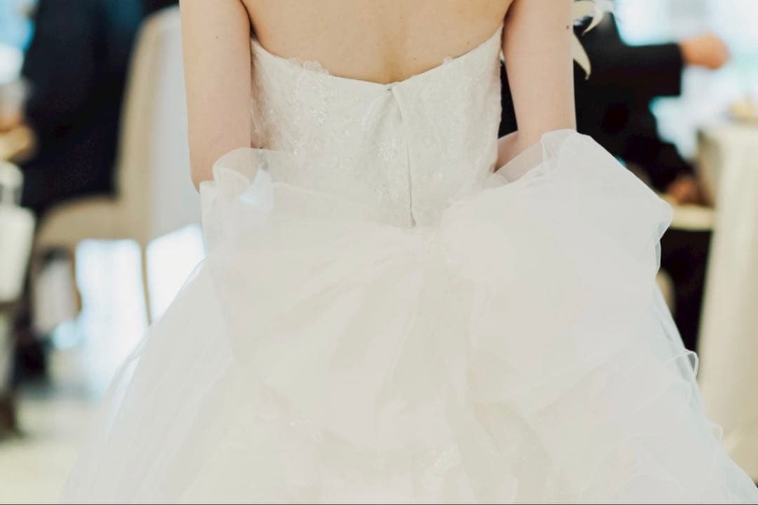 NICOLE ウェディングドレス 9号 ベールグローブセット