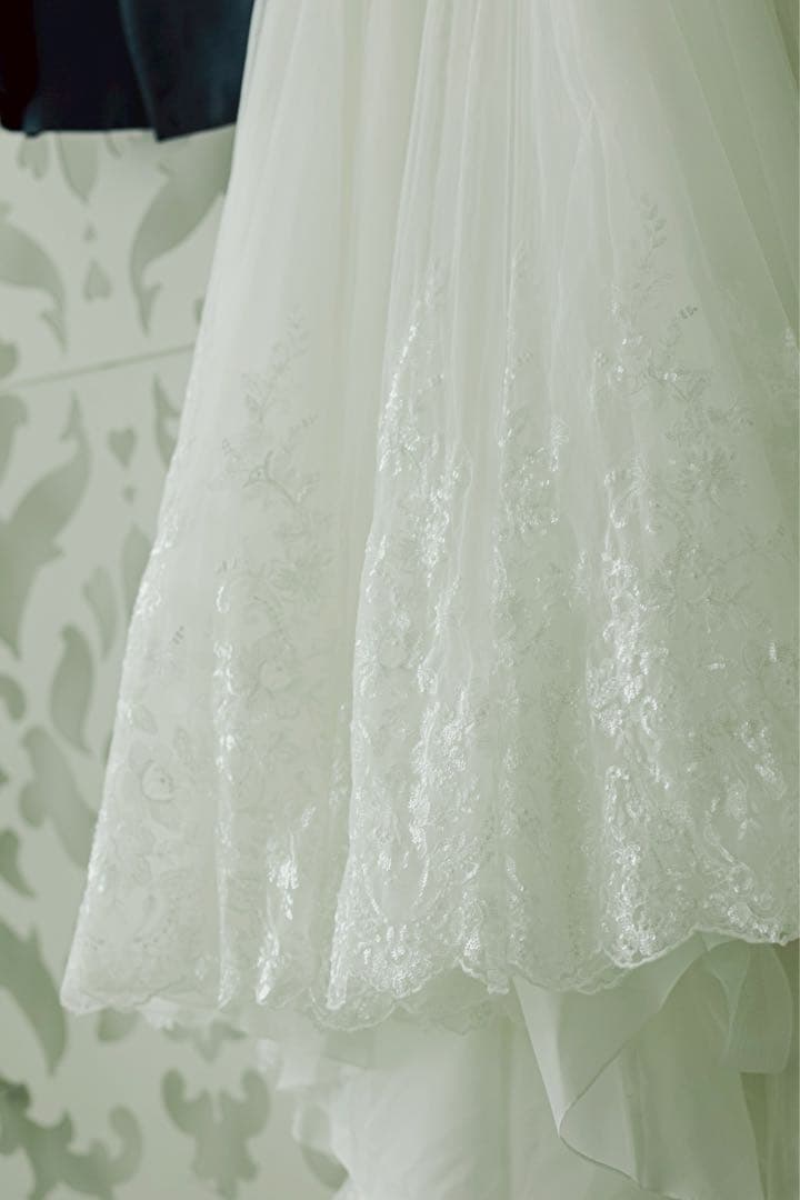 NICOLE ウェディングドレス 9号 ベールグローブセット