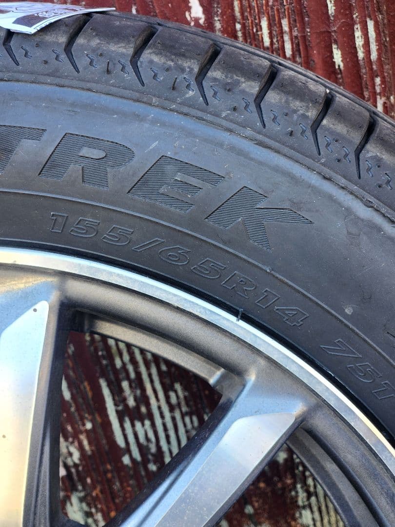 ホンダN-WGN純正ホイールサマータイヤ付き4本セット