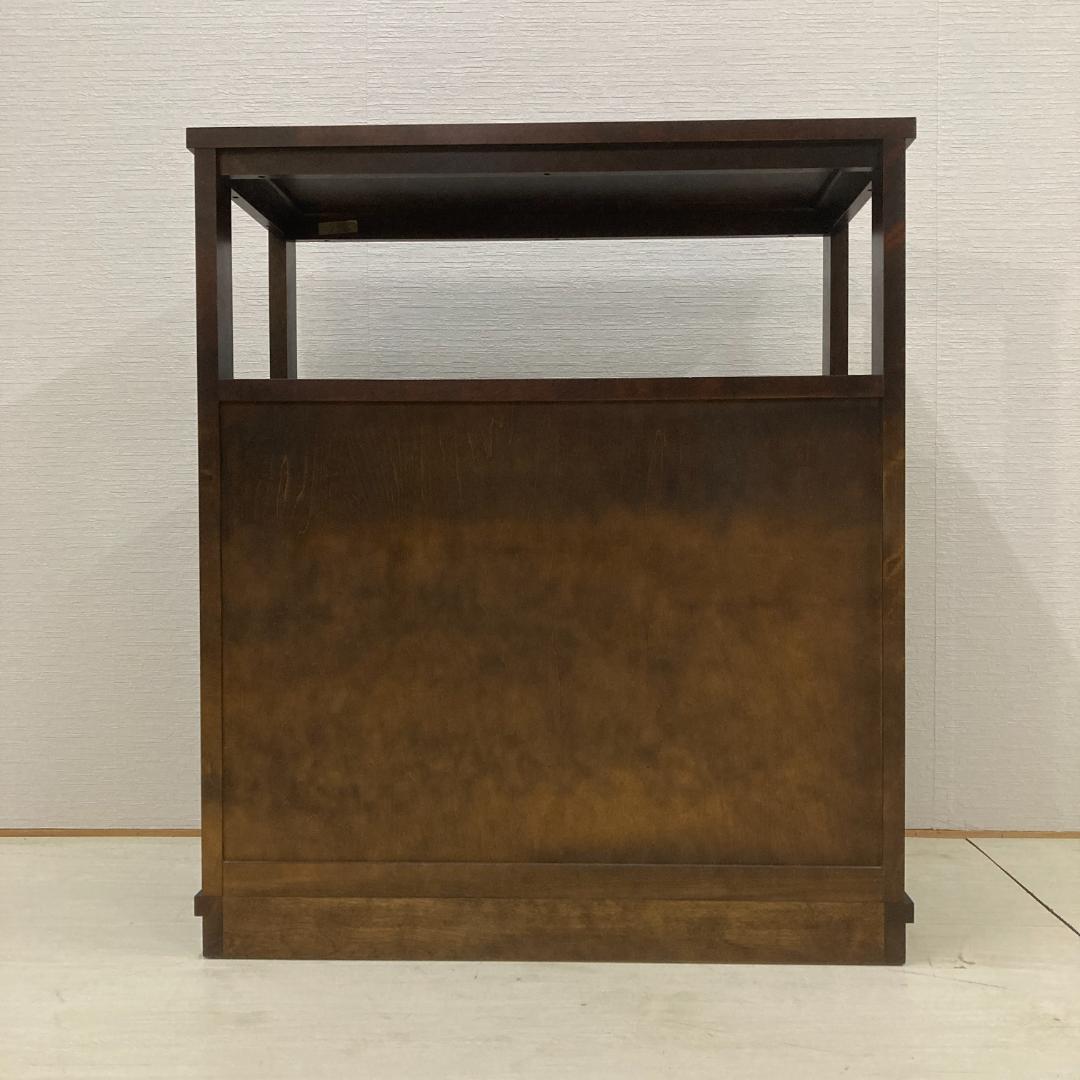 北海道民芸家具 茶棚 茶箪笥 飾り棚 　キャビネット　樺 無垢材　古民家