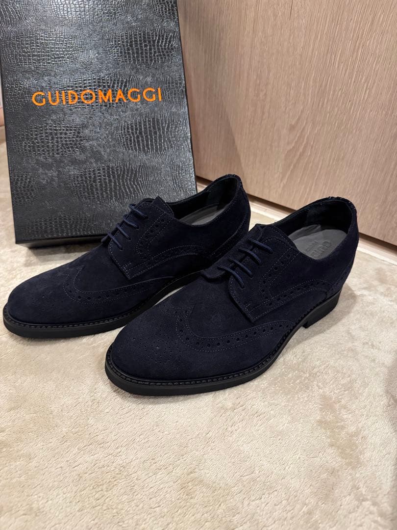 【新品】GuidoMaggi ヒールアップ7cm シークレットブーツ 25cm