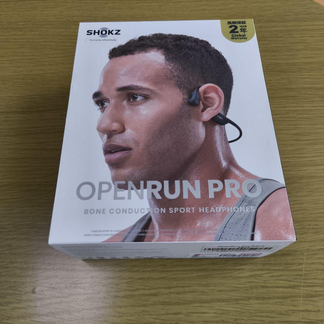 SHOKZ OpenRun Pro 骨伝導イヤホン S810 ブラック