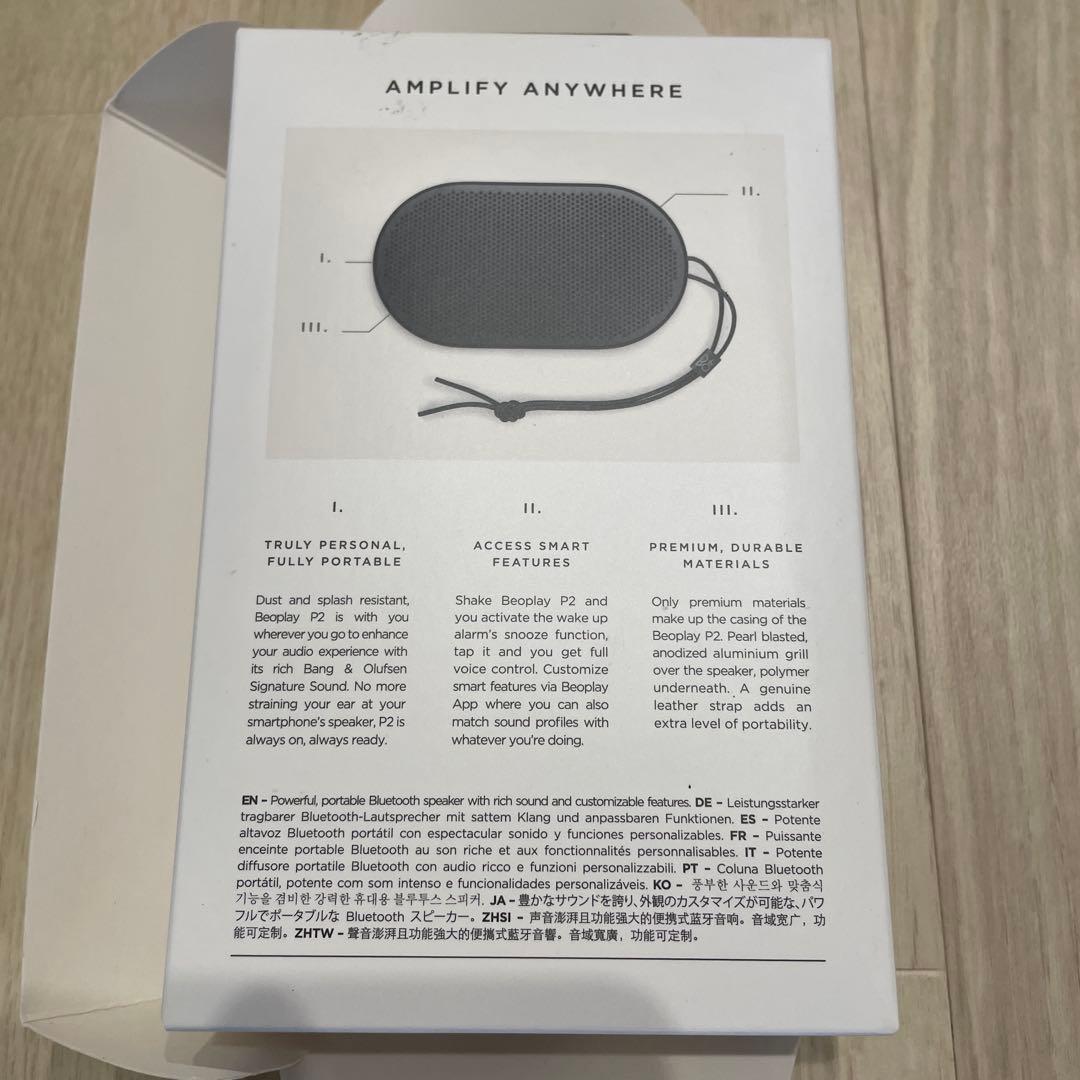 P2 ワイヤレススピーカー ブラック