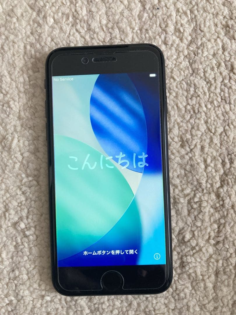 【動作確認済　販売証明書付】AppleiPhoneSE2 128G黒SIMフリー