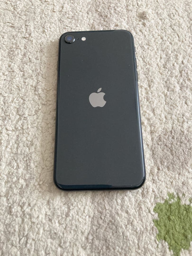 【動作確認済　販売証明書付】AppleiPhoneSE2 128G黒SIMフリー