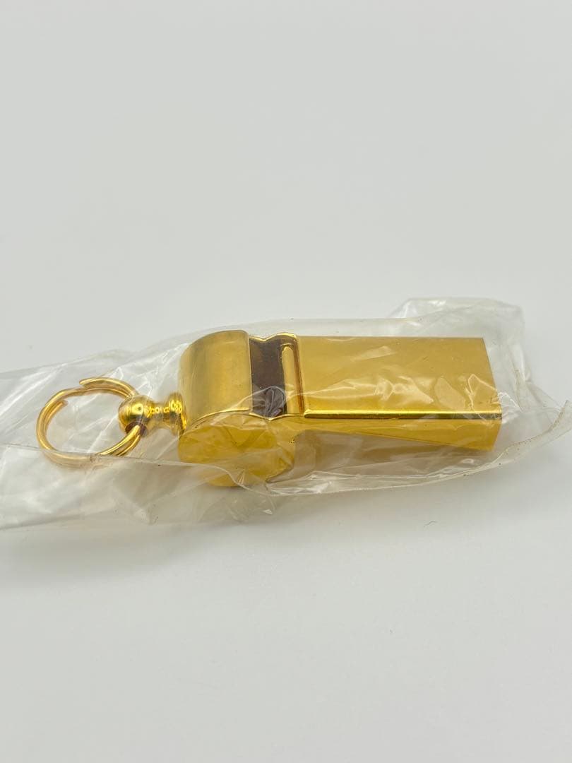 【未使用】野田鶴声社 ホイッスル ゴールド 裏刻印あり　本体のみ