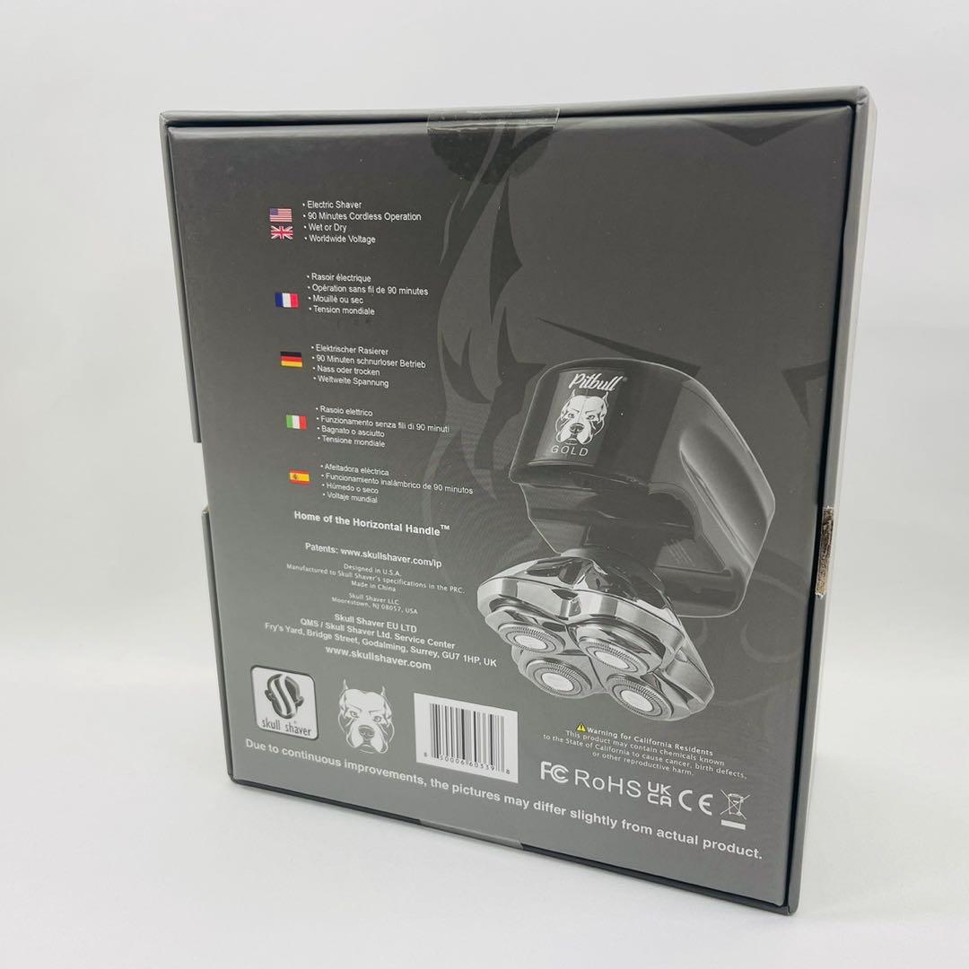 【新品】Skull Shaver Pitbull Gold PRO