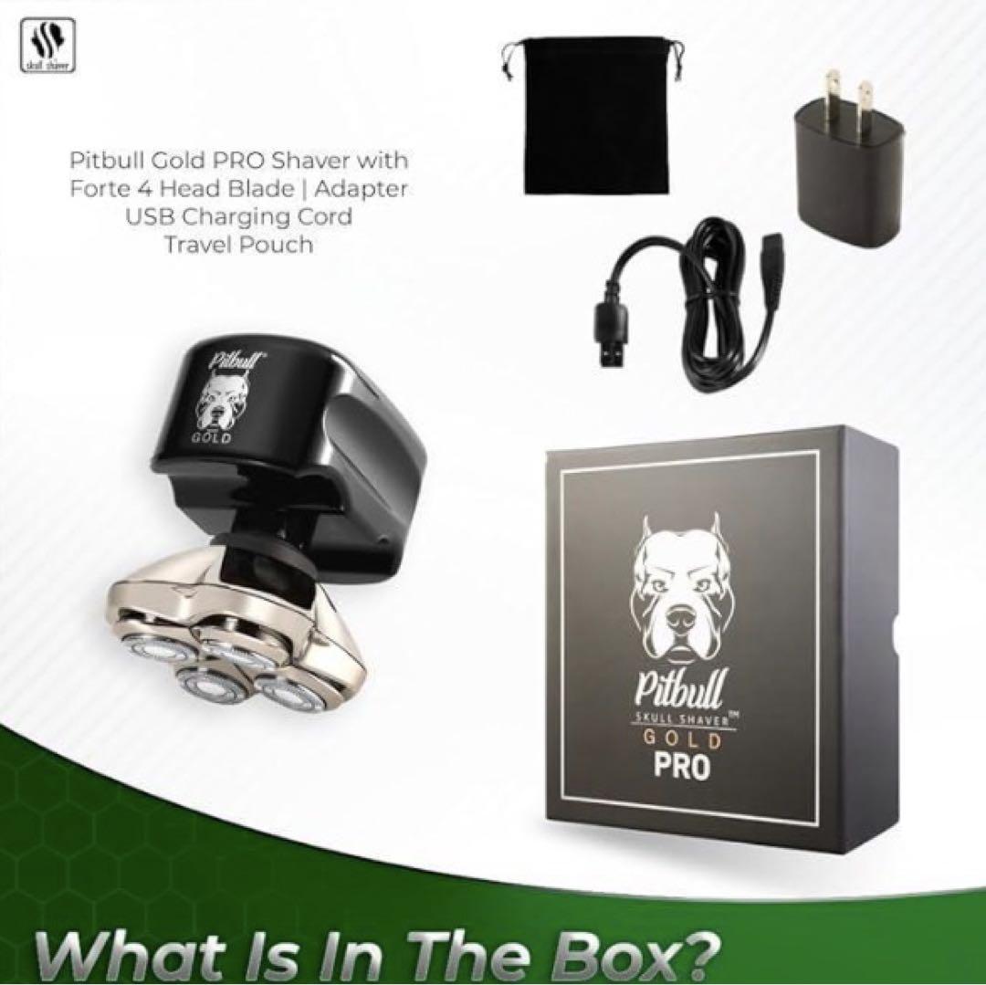 【新品】Skull Shaver Pitbull Gold PRO