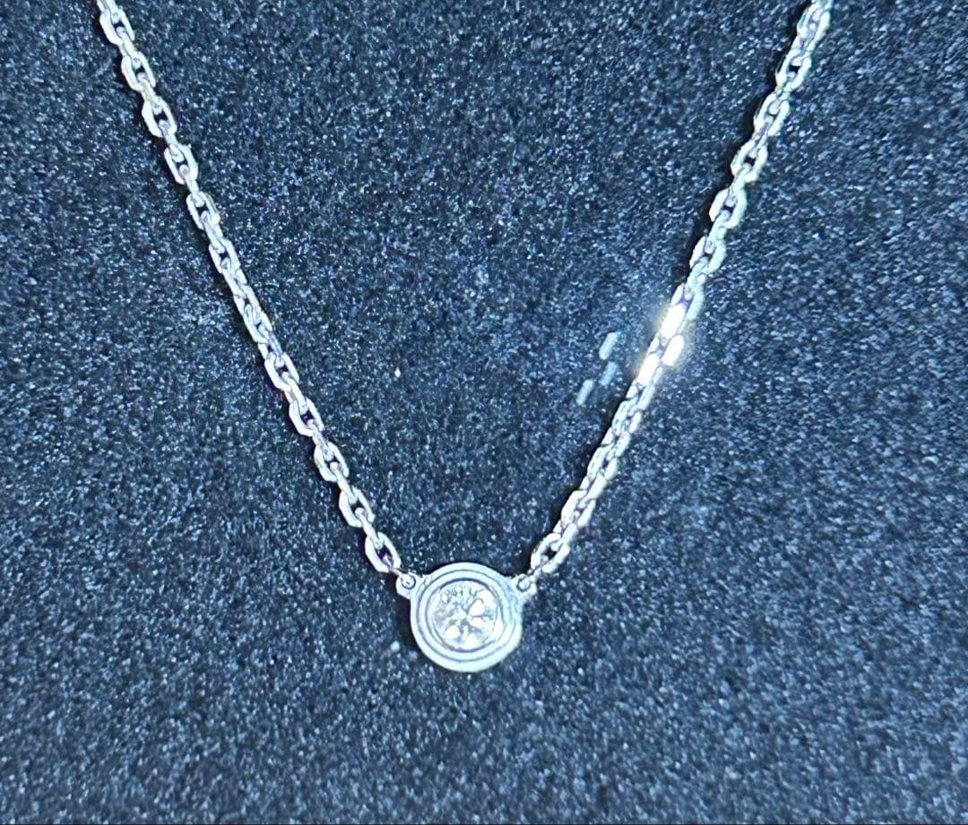 カルティエ ダムールネックレスホワイトゴールド保証書付