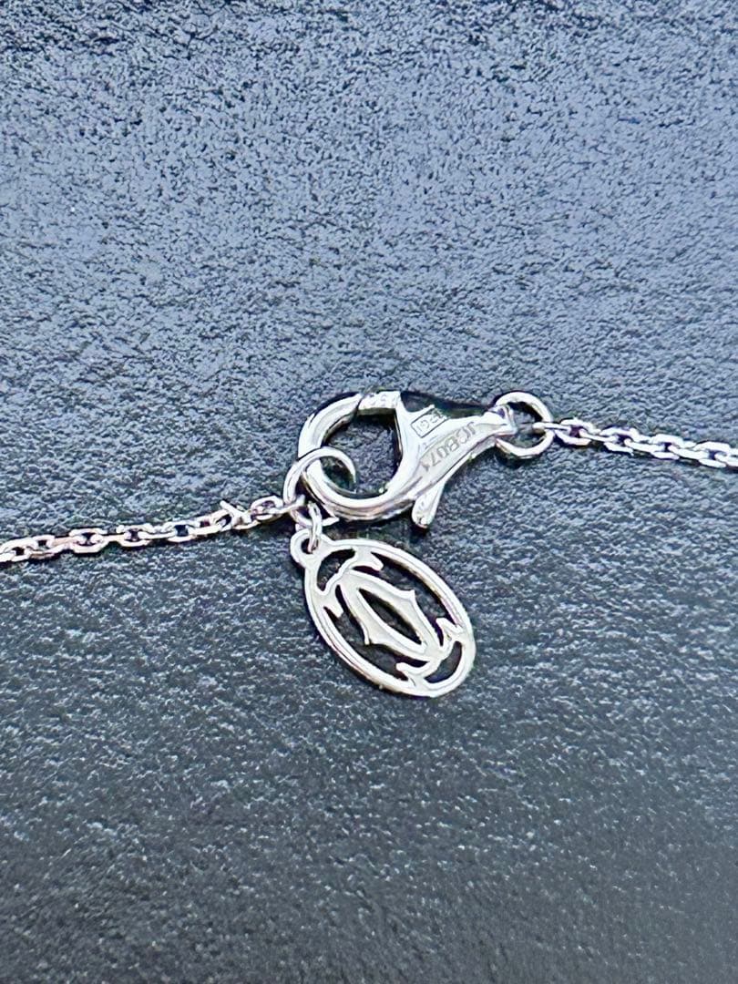 カルティエ ダムールネックレスホワイトゴールド保証書付