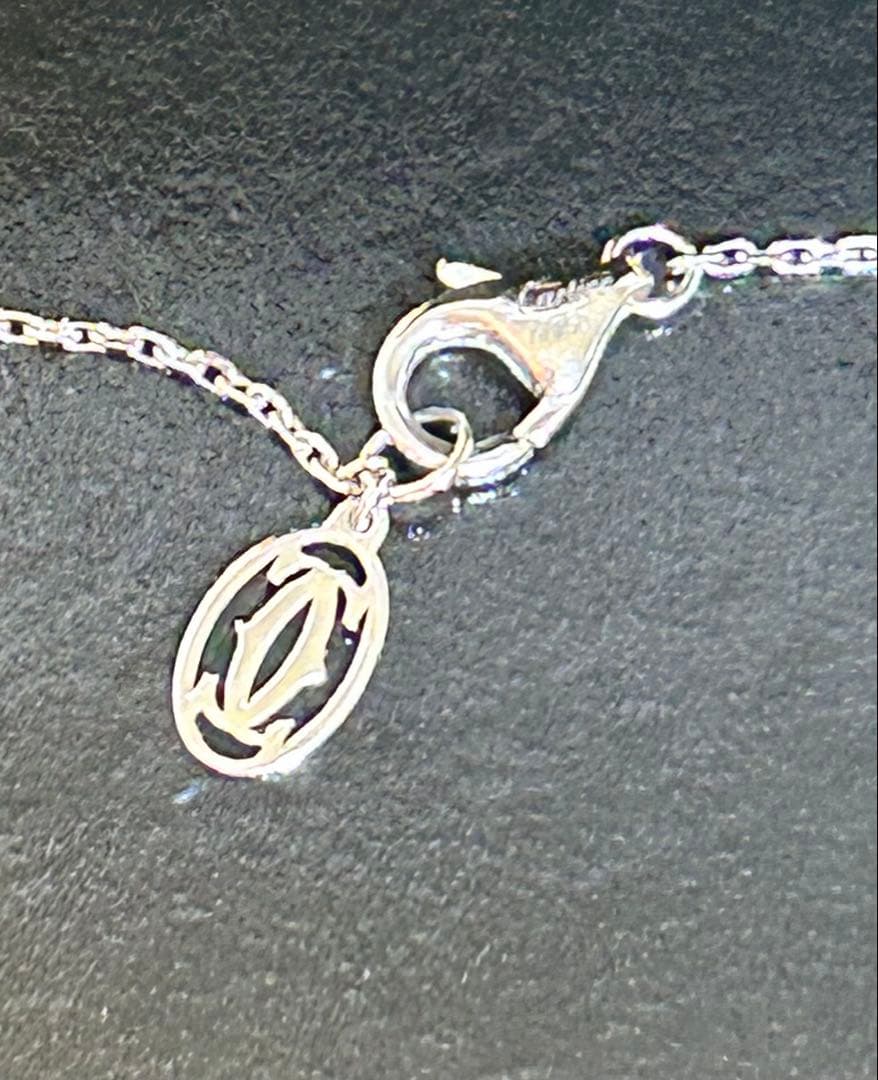 カルティエ ダムールネックレスホワイトゴールド保証書付