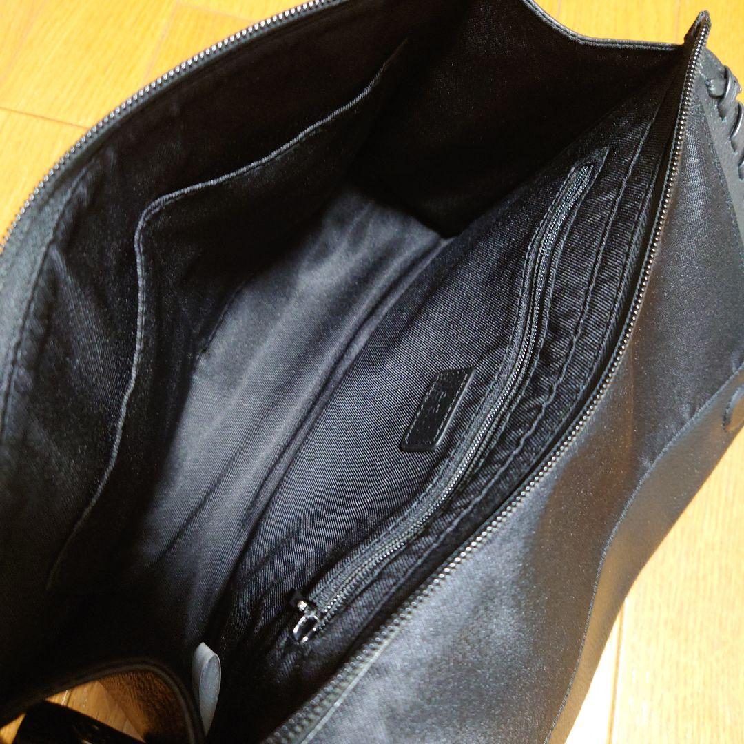 ear PAPILLONNER イアパピヨネ ワイドテープショルダーバッグ 黒