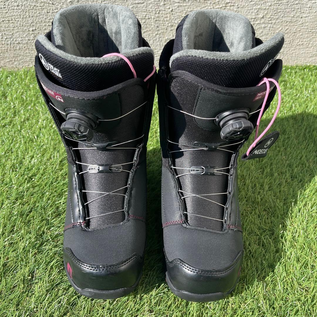 希少美品　ナイデッカー　レディース　スノボブーツ　オニキス　24.0cm