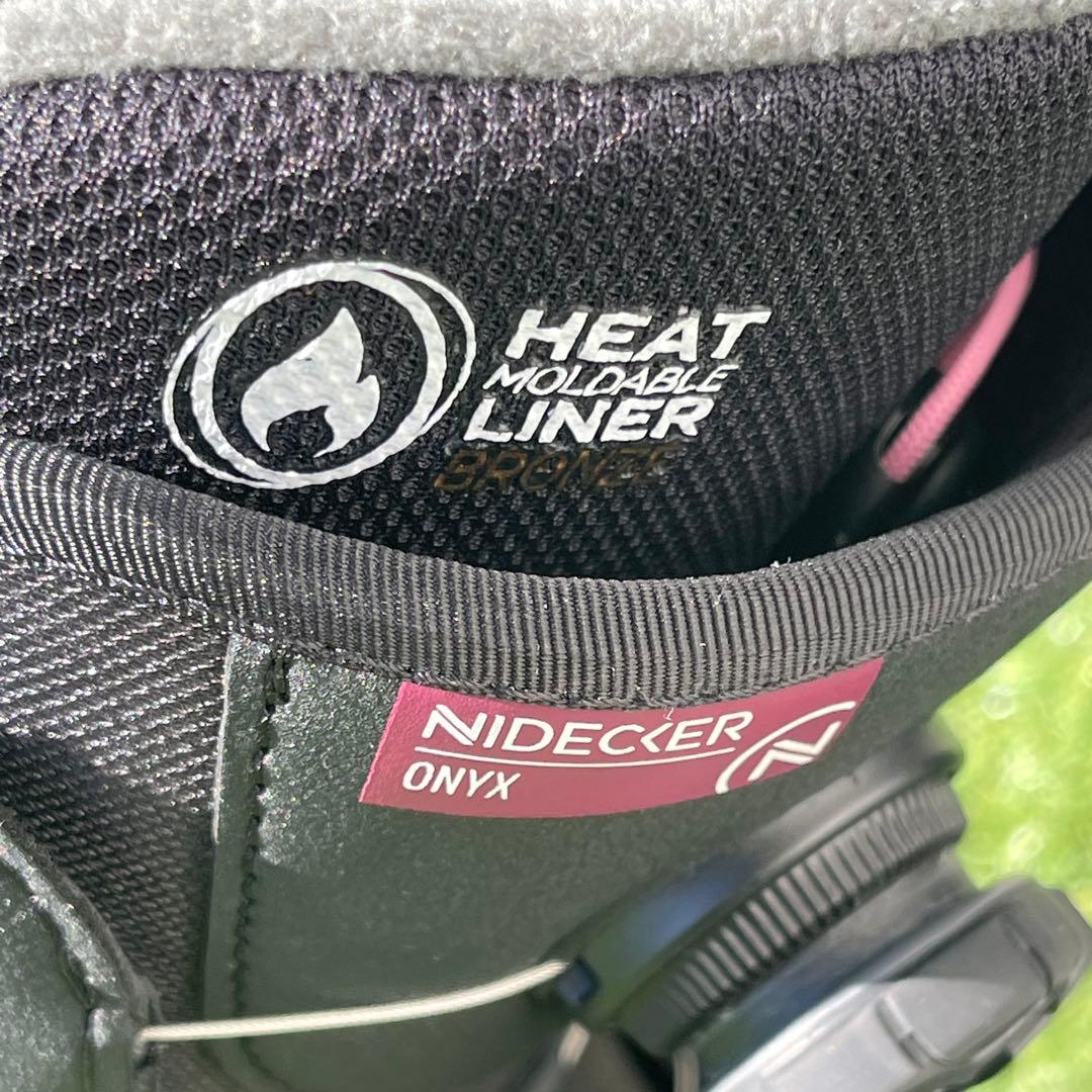 希少美品　ナイデッカー　レディース　スノボブーツ　オニキス　24.0cm