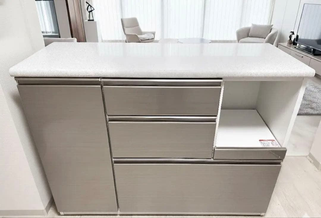 ニトリ アルミナ2 キッチンカウンター120cm