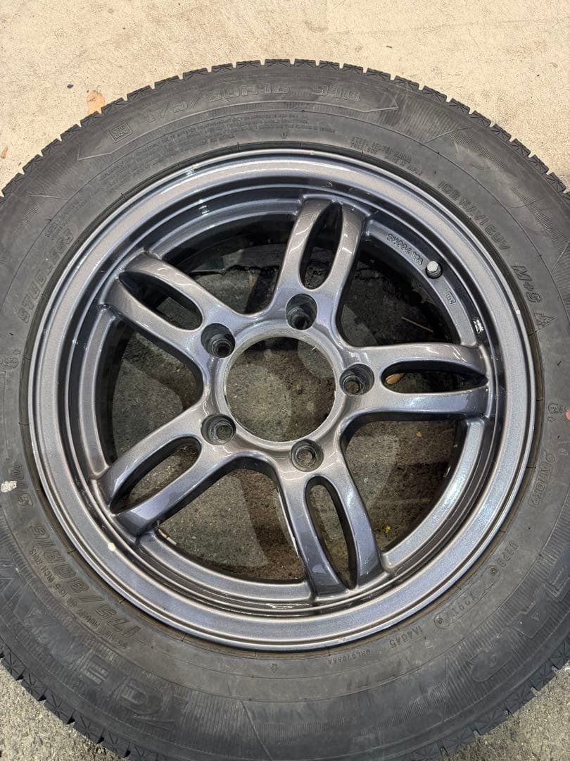 セ*ノ様 175/80R16 スタッドレスタイヤ　ホイールセット　ジムニー