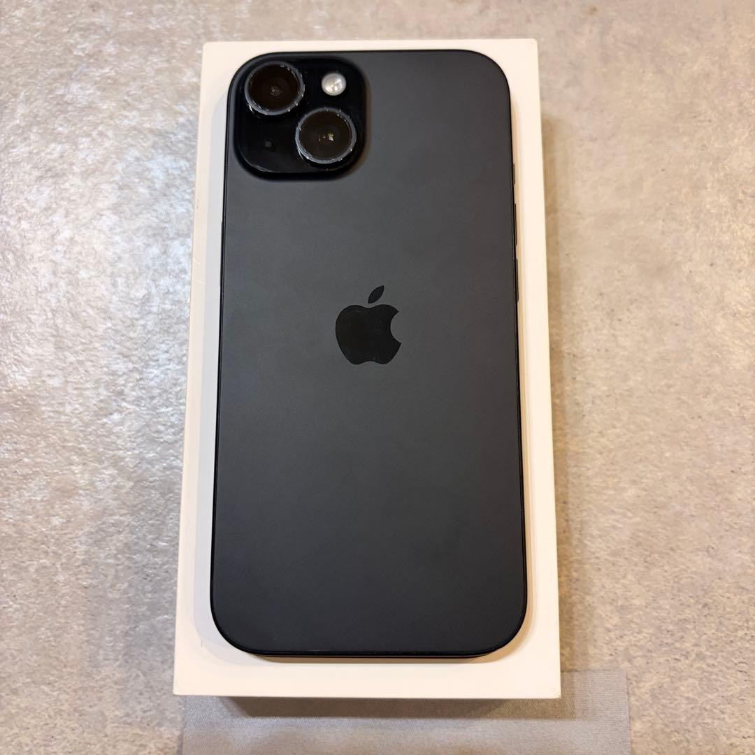 iPhone 15 SIMフリー ブラック 128GB 値引き不可