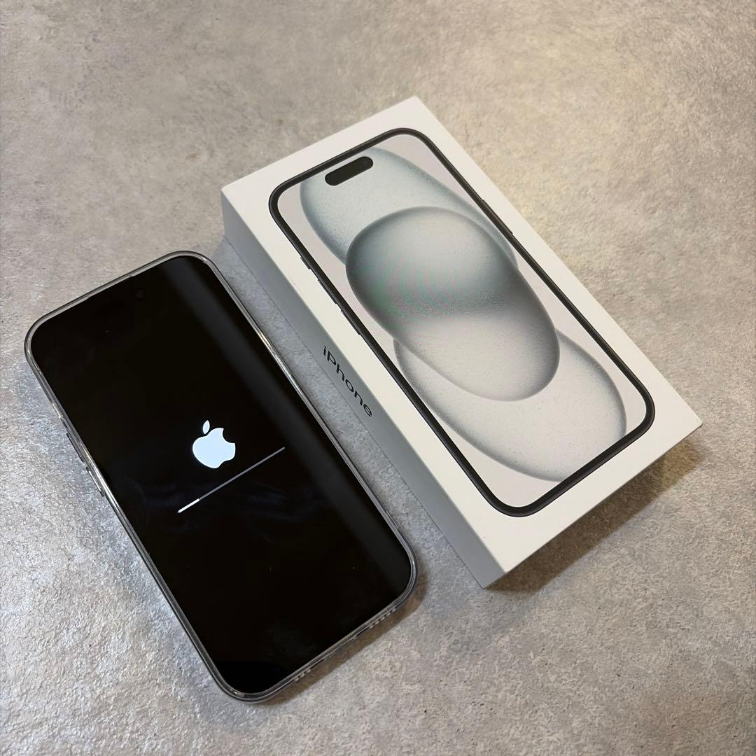 iPhone 15 SIMフリー ブラック 128GB 値引き不可