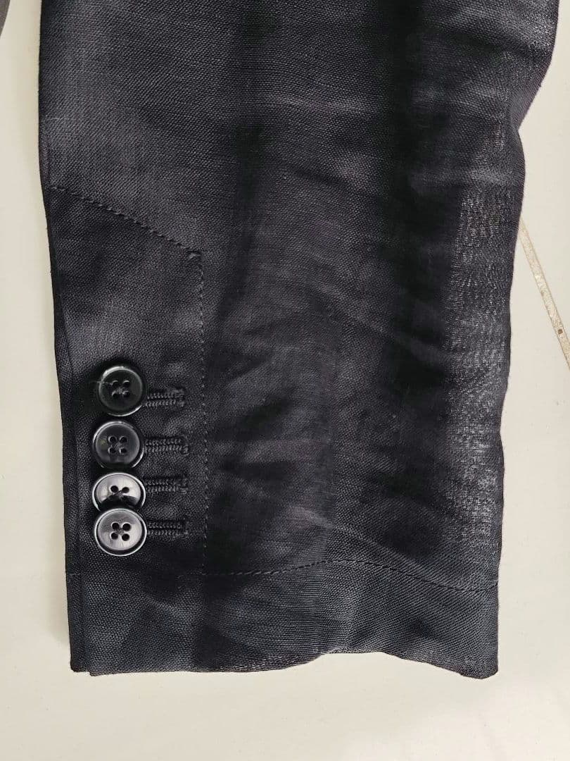 【年末セール】DOLCE&GABBANA ブラック テーラードジャケット 44