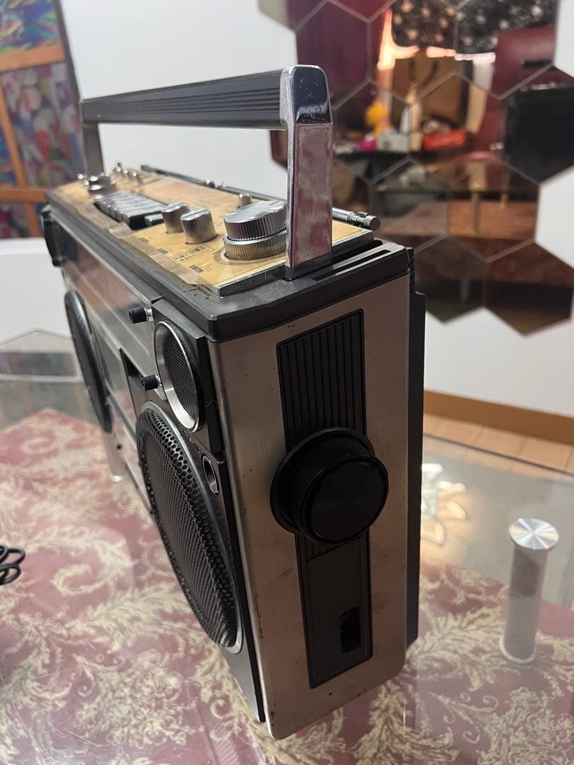 希少SANYO 昭和レトロ人気ラジカセ MR-9600 メンテナンス済み・作動品