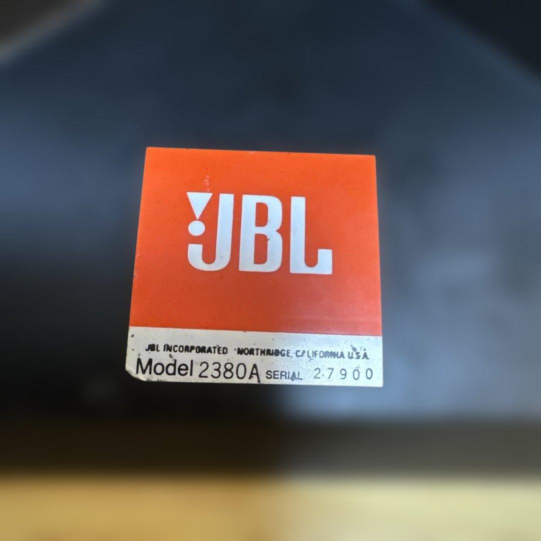 JBL 2380A バイ・ラジアルホーン2個セット