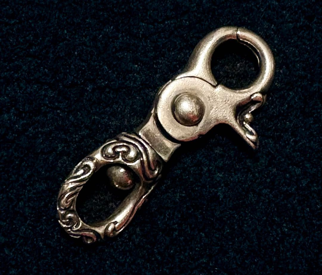 ALZUNI ナスカン カラビナ クリップ 唐草 百合 925 LILY