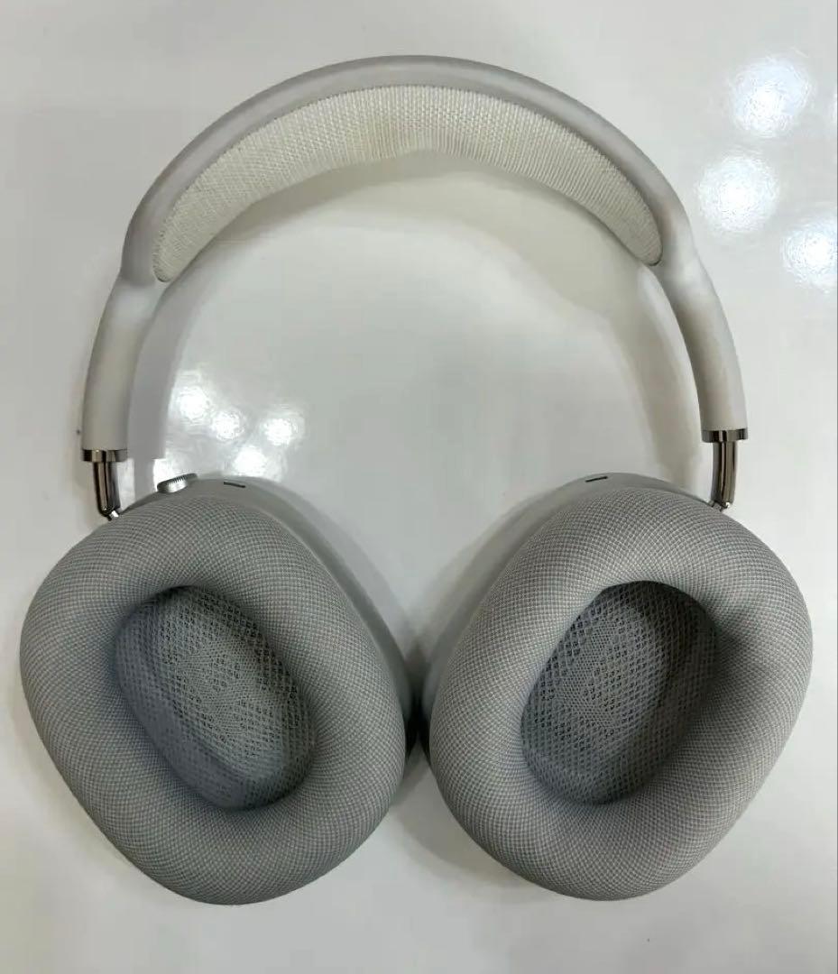純正Apple AirPods Maxエアーポッツ　 シルバー　箱・カバーあり