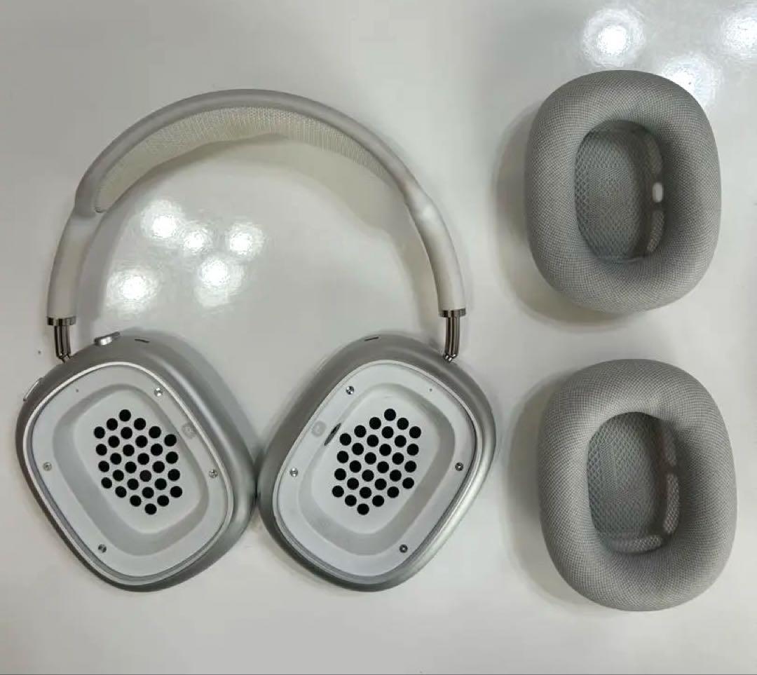 純正Apple AirPods Maxエアーポッツ　 シルバー　箱・カバーあり