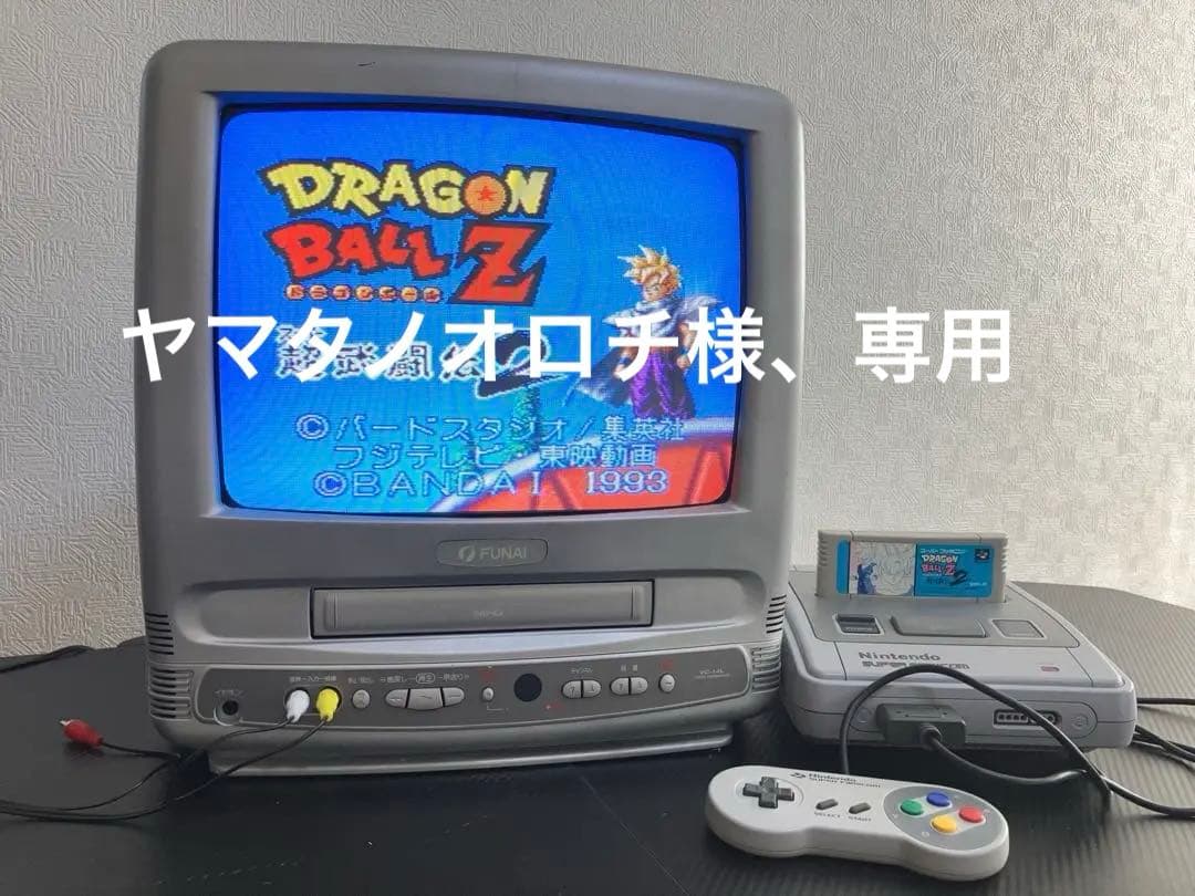 フナイ テレビデオ VC-14L (1999年製)スーパーファミコン動作確認済み