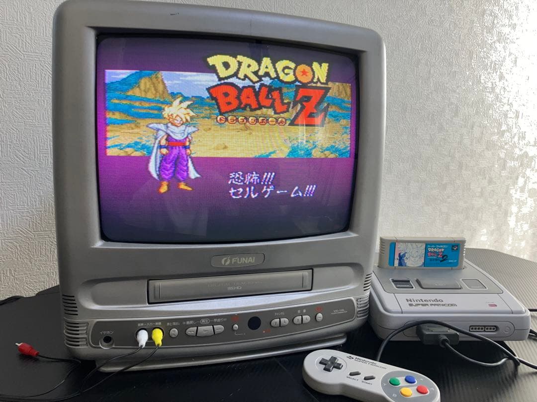 フナイ テレビデオ VC-14L (1999年製)スーパーファミコン動作確認済み