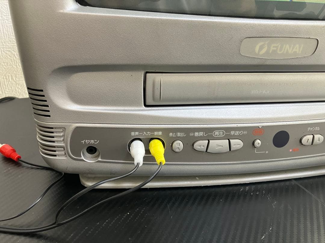 フナイ テレビデオ VC-14L (1999年製)スーパーファミコン動作確認済み