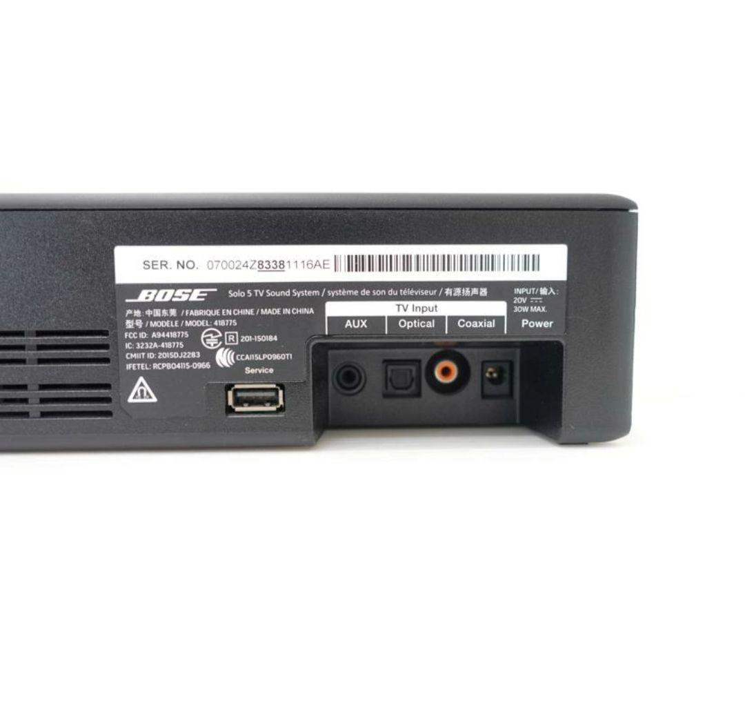 スピーカー・ウーファー bose solo 5