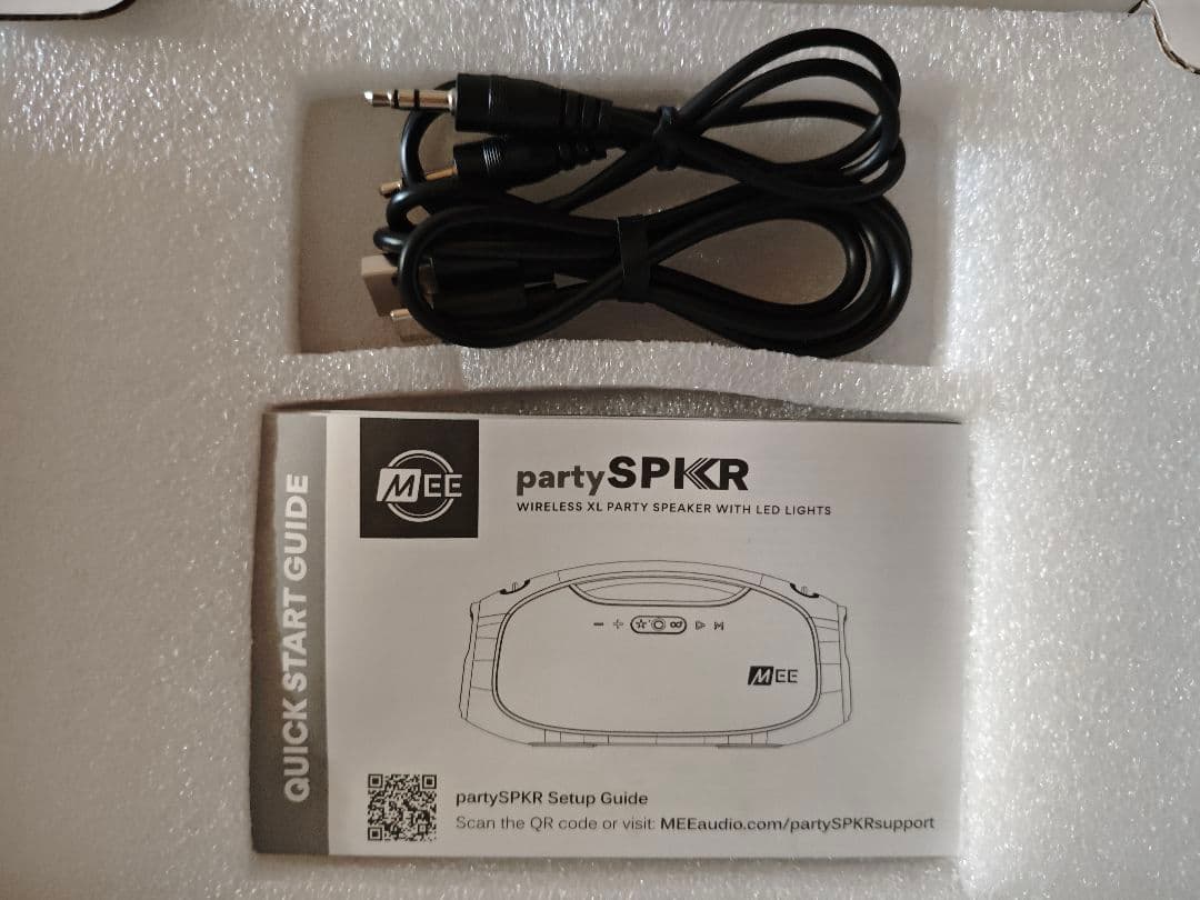 美品MEE partySPKR ワイヤレススピーカー