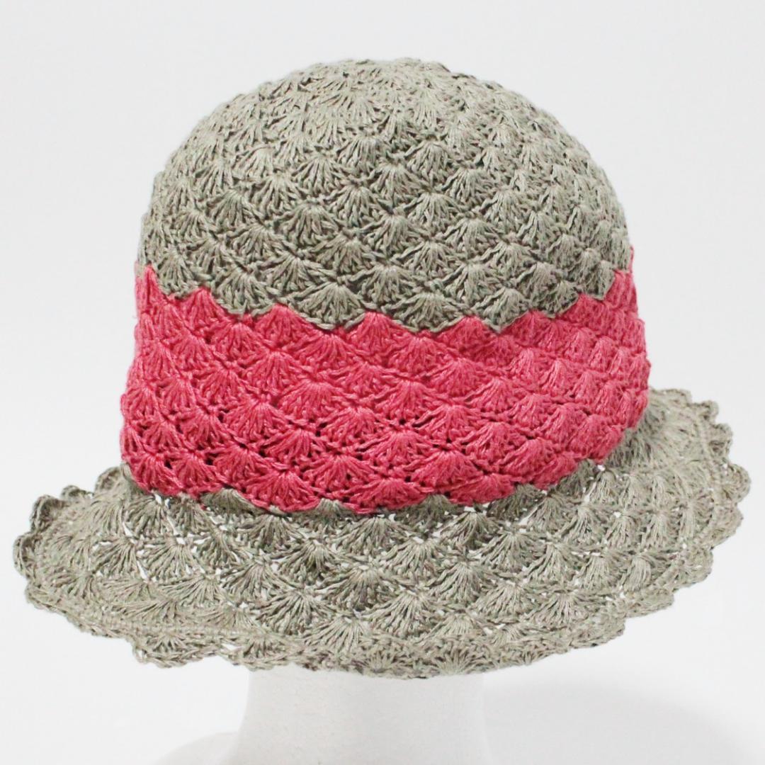 新品 ヴィヴィアンウエストウッド レザーオーブ刻印 リネン バケットクロッシェ