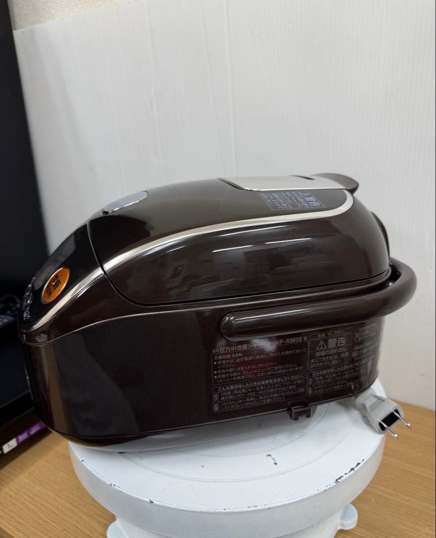 象印 圧力IH炊飯器 NP-RM05 ブラウン 3合炊き 動作品 2021年製